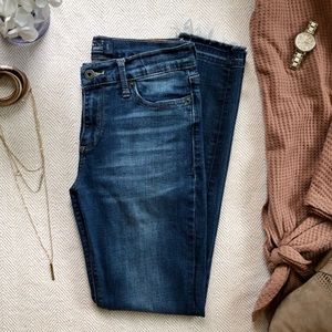 Lucky Brand Brooke Skinny Raw Hem Jeans